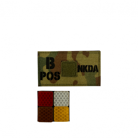 Badge Groupes sanguins NKDA CAMO - IR