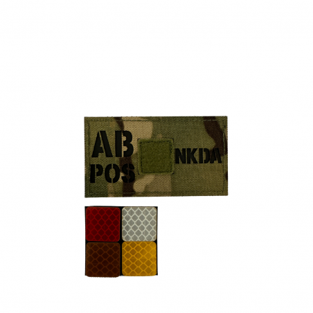 Badge Groupes sanguins NKDA CAMO - IR