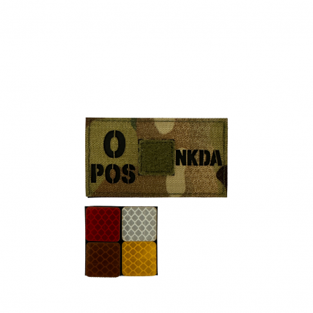 Badge Groupes sanguins NKDA CAMO - IR