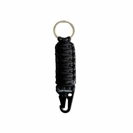 Porte-clés Cobra mousqueton - Noir