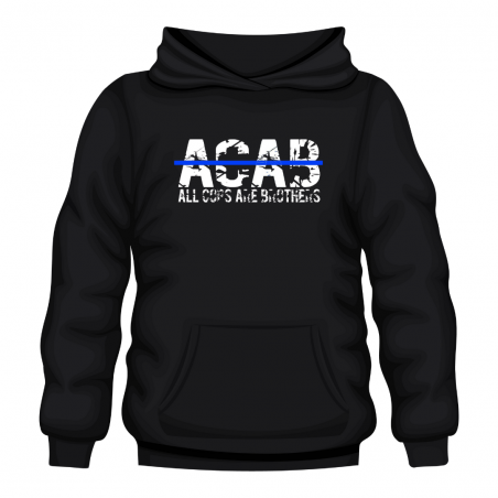 Hoodie ACAB - All Cops Are Brothers - Poitrine