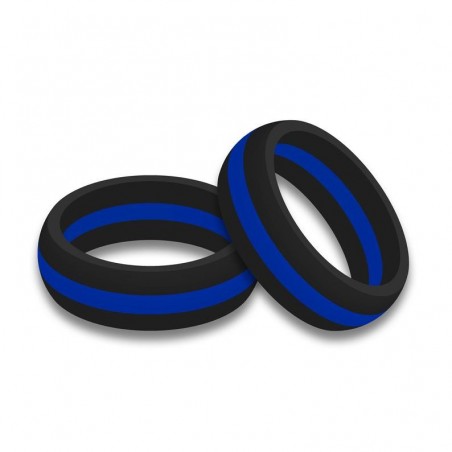 Bague "Thin Blue Line"