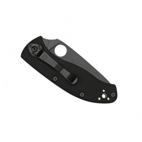 Couteau Spyderco Tenacious G10 Black
