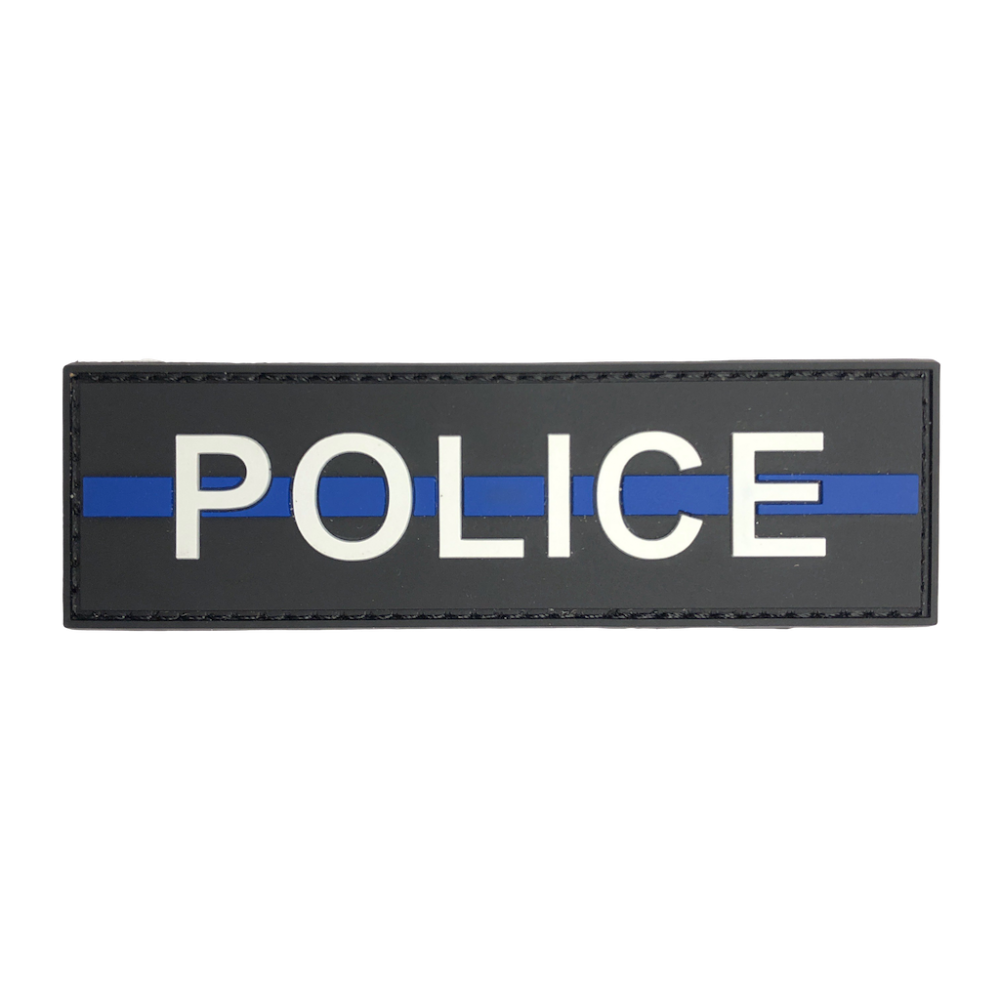 Badge POLICE "Thin Blue Line"