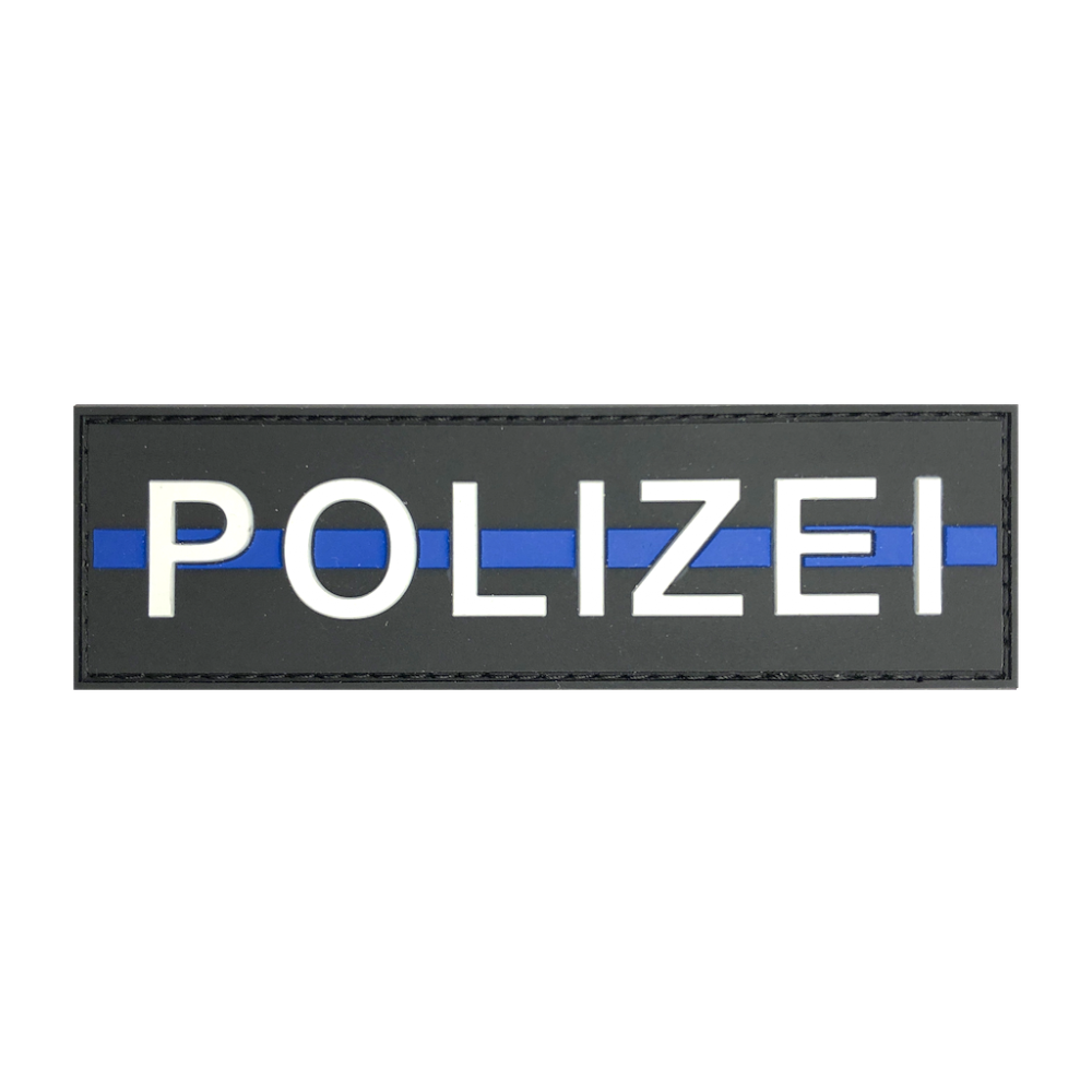 Badge POLIZEI "Thin Blue Line"