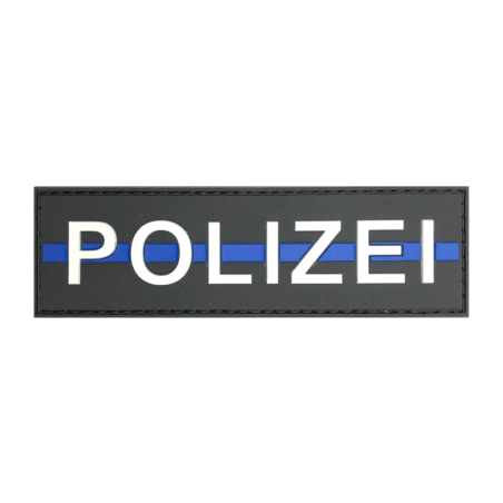 Abzeichen POLIZEI "Thin Blue Line"
