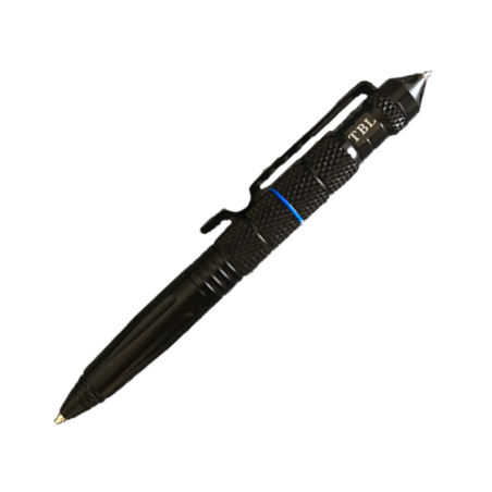 Taktischer Stift & Fensterbrecher "Thin Blue Line"