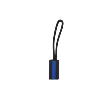 Zip tag "Thin Blue Line" - 3x