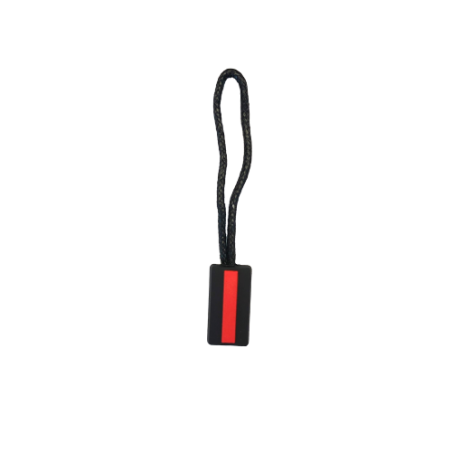 Zip tag "Thin Red Line" - 3x