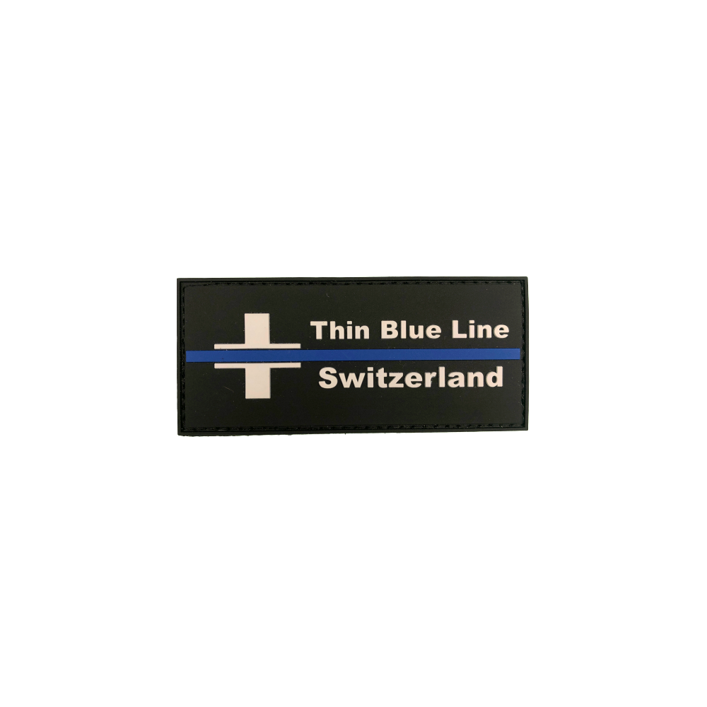 Bande dorsale personnalisée brodée - THIN BLUE LINE FRANCE