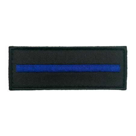 Original besticktes Abzeichen "Thin Blue Line"