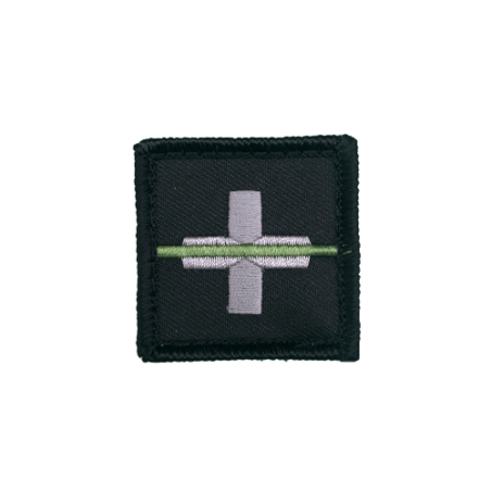Badge original brodé "Thin Green Line Switzerland"