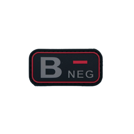 Badge Groupes sanguins "Thin Red Line"