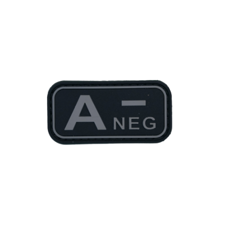 Badge Groupes sanguins "Black & Grey"