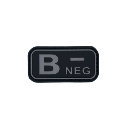 Badge Groupes sanguins "Black & Grey"