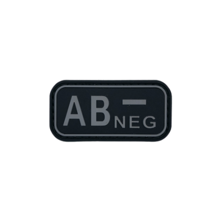 Blutgruppenabzeichen "Black & Grey"