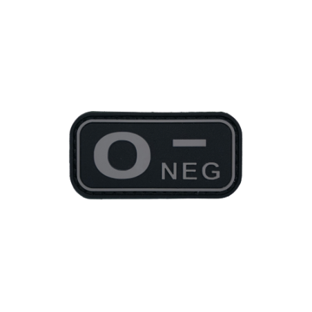 Badge Groupes sanguins "Black & Grey"