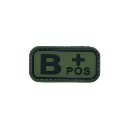 Badge Groupes sanguins "Olive & Black"