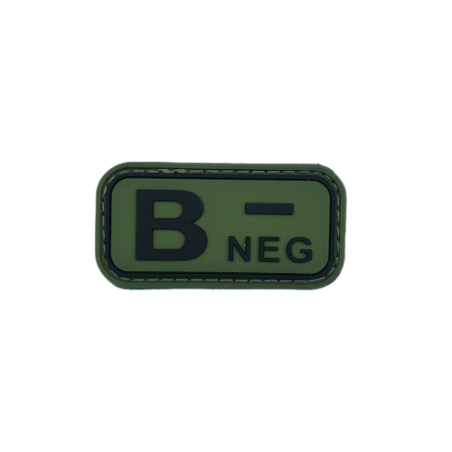 Blutgruppenabzeichen "Olive & Black"