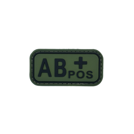 Blutgruppenabzeichen "Olive & Black"