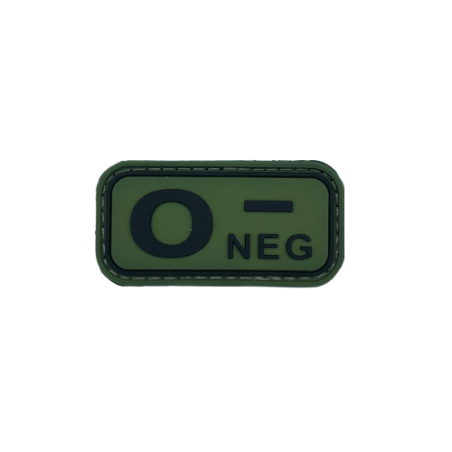Badge Groupes sanguins "Olive & Black"